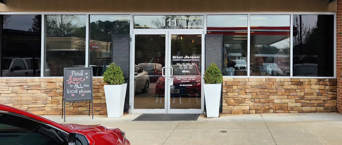 Consignment Store in Marietta with Blackout Film and Ceramic Window Film